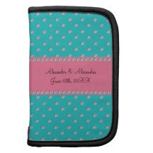 Turquoise diamonds wedding favors planner