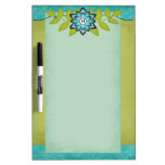 Turquoise Doodle dry erase boards