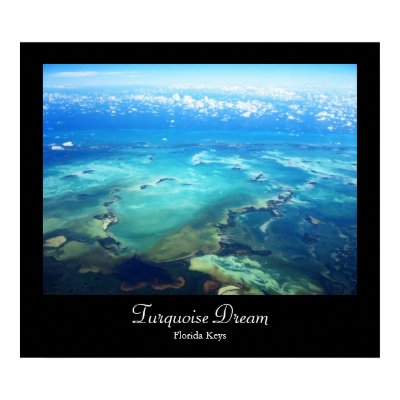 Turquoise Dream Poster - Florida Keys by colinbowman