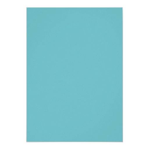 Turquoise Flourish Quinceanera Party Custom Invites