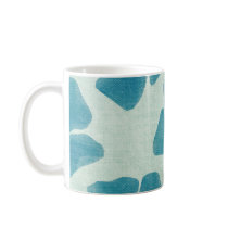 Turquoise Flower Mug