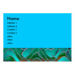 turquoise green business cards