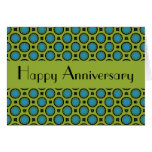 Turquoise Green Circles Cards