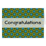 Turquoise Green Circles Cards