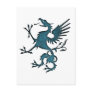Turquoise Griffon (Eagle Lion) Postcards