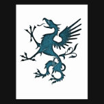 Turquoise Griffon (Eagle Lion) Postcards