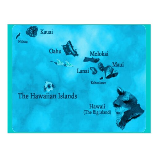 Hawaiian Postcards & Postcard Template Designs