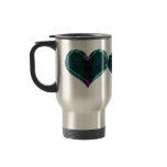turquoise heart mug