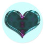 turquoise heart