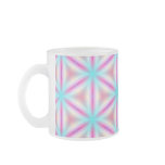 Turquoise & Hot Pink Fractal Kaleidoscope Mug