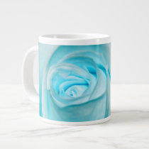 Turquoise Ice Rose Extra Large Mug