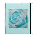Turquoise Ice Rose iPad Cases