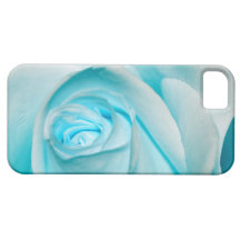 Turquoise Ice Rose iPhone 5 Cover