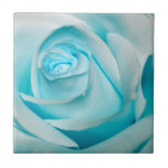Turquoise Ice Rose Ceramic Tiles
