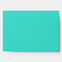 Turquoise Keep Calm and Carry On Envelopes