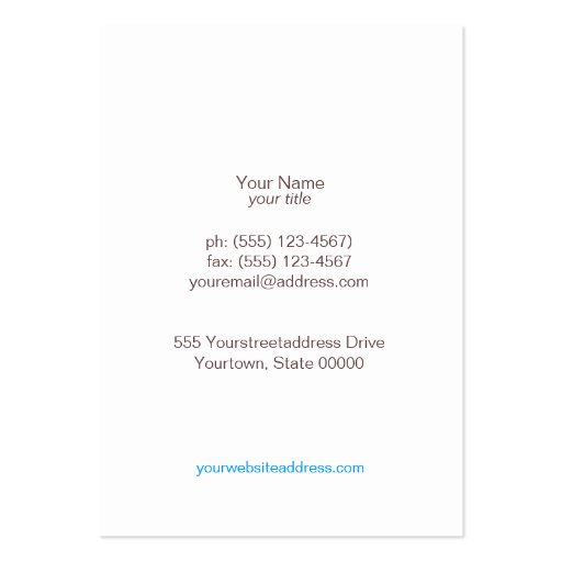 Turquoise Linen and Gold Circles Look Beauty Salon Business Card Template (back side)