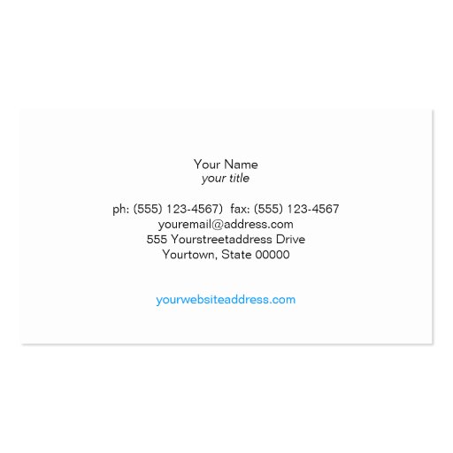 Turquoise Linen Gold Circles Look Beauty Salon 2 Business Card (back side)