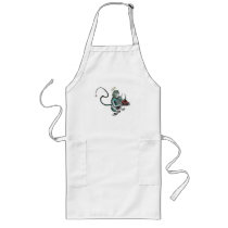Turquoise Monkey with Bee aprons