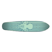 Turquoise Octopus Skate Boards