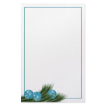 Turquoise Ornaments Stationery