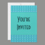 Turquoise Party Invitation