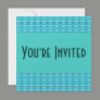 Turquoise Party Invitation