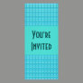 Turquoise Party Invitation