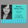 Turquoise Party Invitation