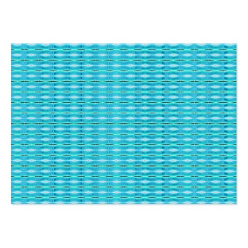 turquoise pattern business card template (back side)