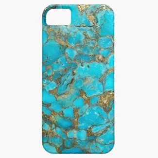 Elegant Girly Turquoise Pattern iPhone 5 Case