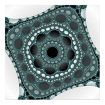 Turquoise Pattern posters