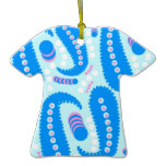Turquoise pattern Products, customizable ornaments