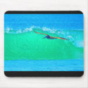 Turquoise Pelican Mousepad by farmer77 Turquoise Pelican Mousepad