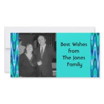turquoise photo cards
