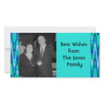 turquoise photo cards