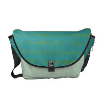 Turquoise Plus Rickshaw Messenger Commuter Bags