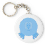 Turquoise Pom Pom Pal Keychain