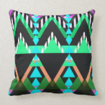 Turquoise Pop Aztec Pillows