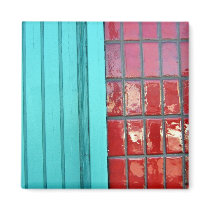 Turquoise Red magnets