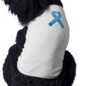 Turquoise Ribbon pet clothing