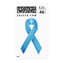 Turquoise Ribbon postage