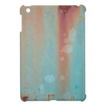 Turquoise Rusted Metal iPad Mini Cases
