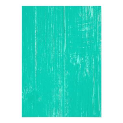 Turquoise Rustic Lace Wood Wedding Invitations