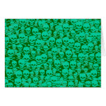 Turquoise Skulls Cards