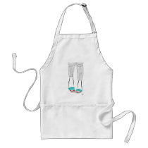 Turquoise Slippers aprons
