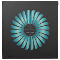 Turquoise southwest sun napkin napkins