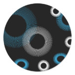 Turquoise Starburst Sticker