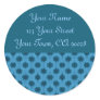 Turquoise Teal Floral Add...