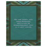 turquoise teal flyers
