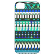 Turquoise Tribal Pattern iPhone 5 Case-Mate Case